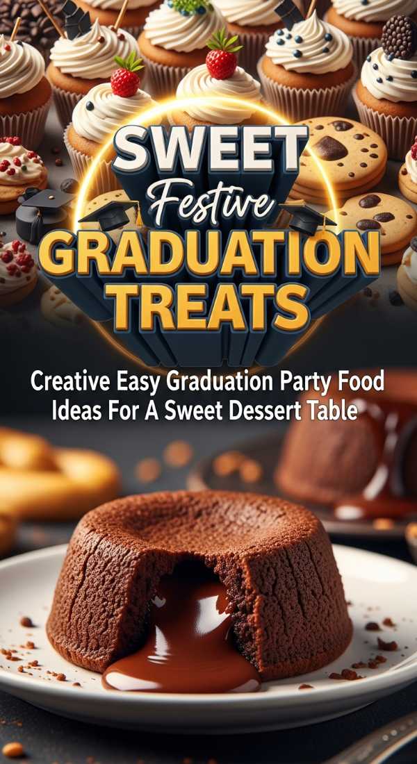 Creative Easy Graduation Party Food Ideas For A Sweet Dessert Table 69e9b9cdacfc8