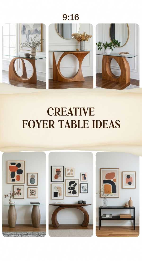 Creative Foyer Table Ideas 69f0e5bbd1219