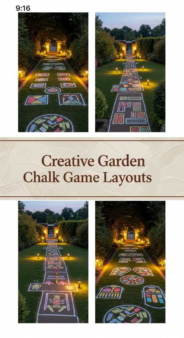 Creative Garden Chalk Game Layouts 69efa344248e6