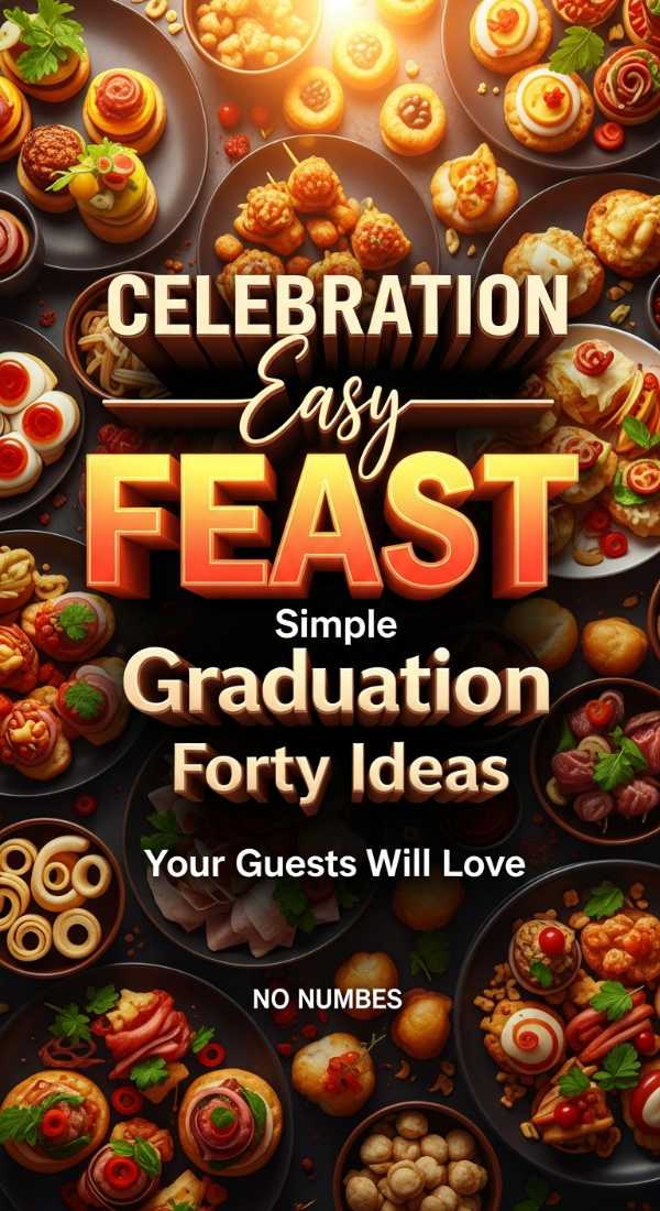 Creative Graduation Party Food Ideas For Your Guest 69edb90e644af