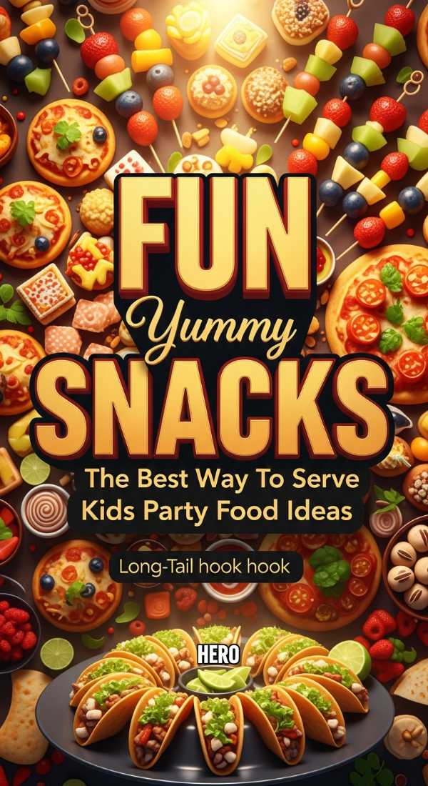 Creative Kids Party Food Ideas That The Little Ones Will Love 69ee41f33f75a