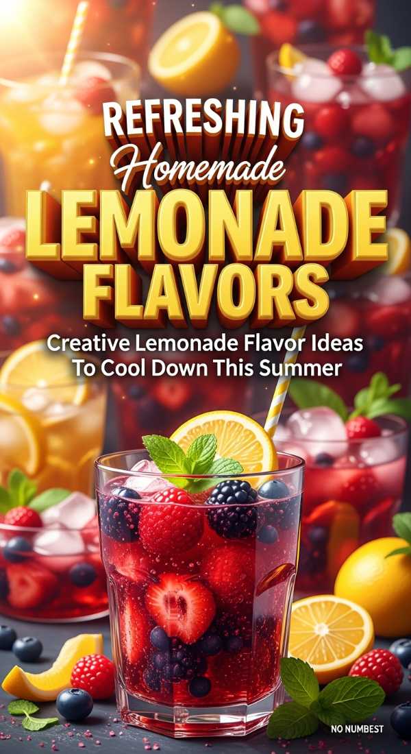 Creative Lemonade Flavor Ideas To Cool Down 69ef0133383d3