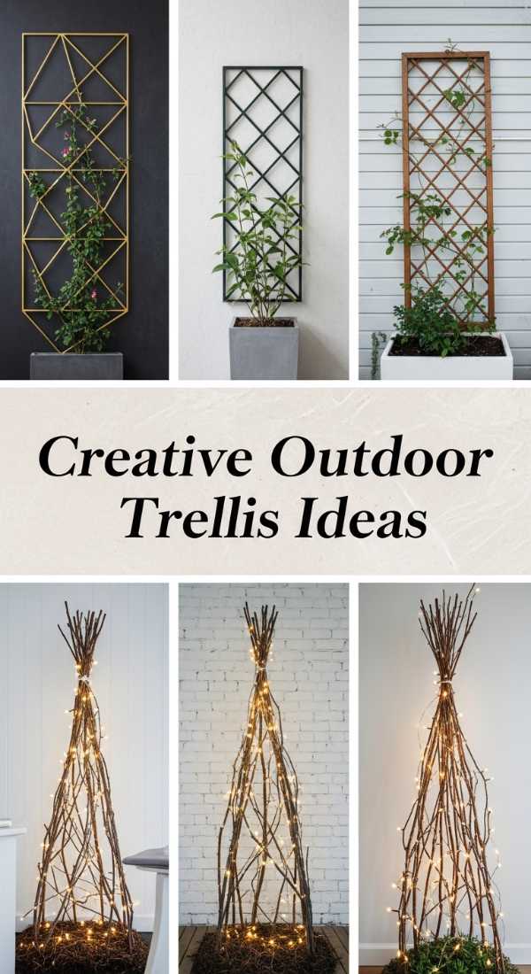Creative Outdoor Trellis Ideas 69df43d95567f
