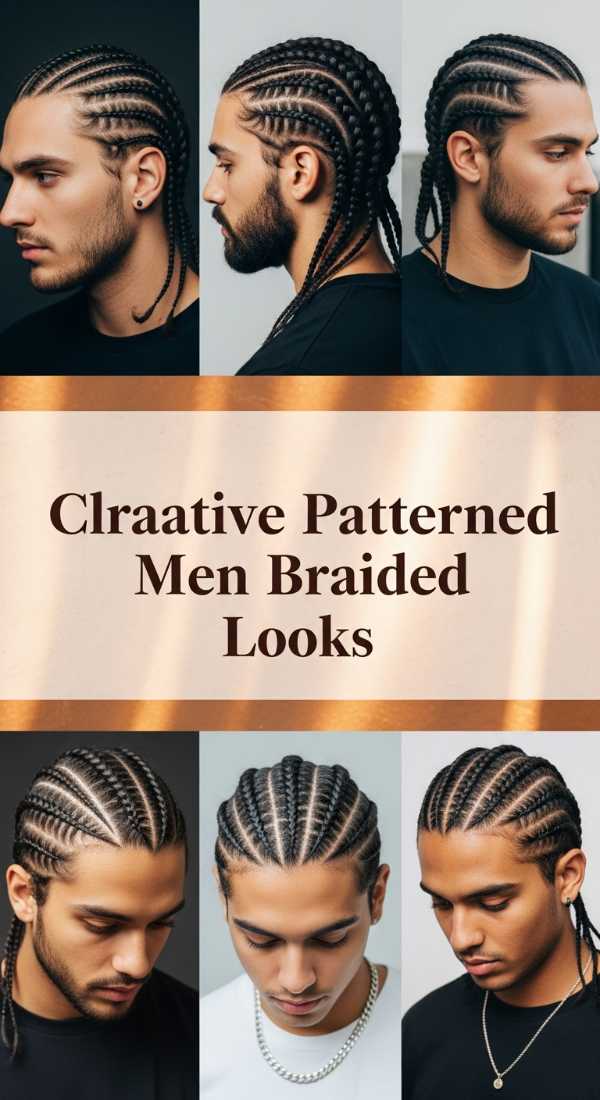 Creative Patterned Men Braided Looks 69f33c98ab1a4