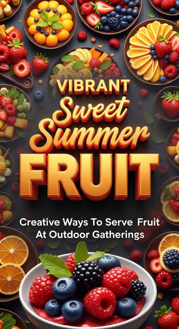 Creative Ways To Serve Fresh Fruit At Outdoor Gatherings 69e9bca34d3d6