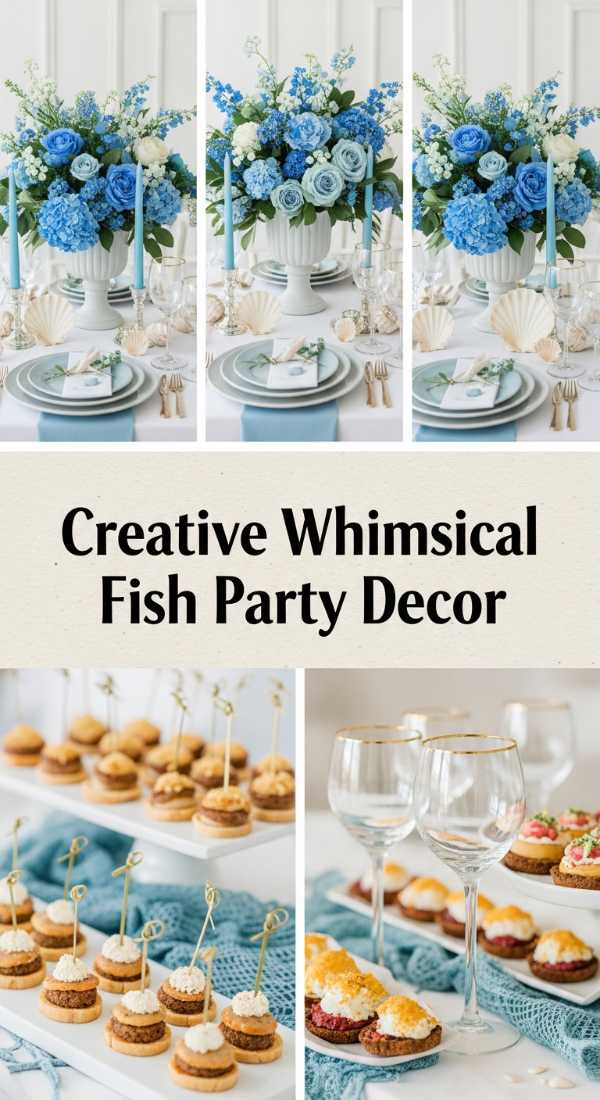 Creative Whimsical Fish Party Decor 69e32c5321cf5