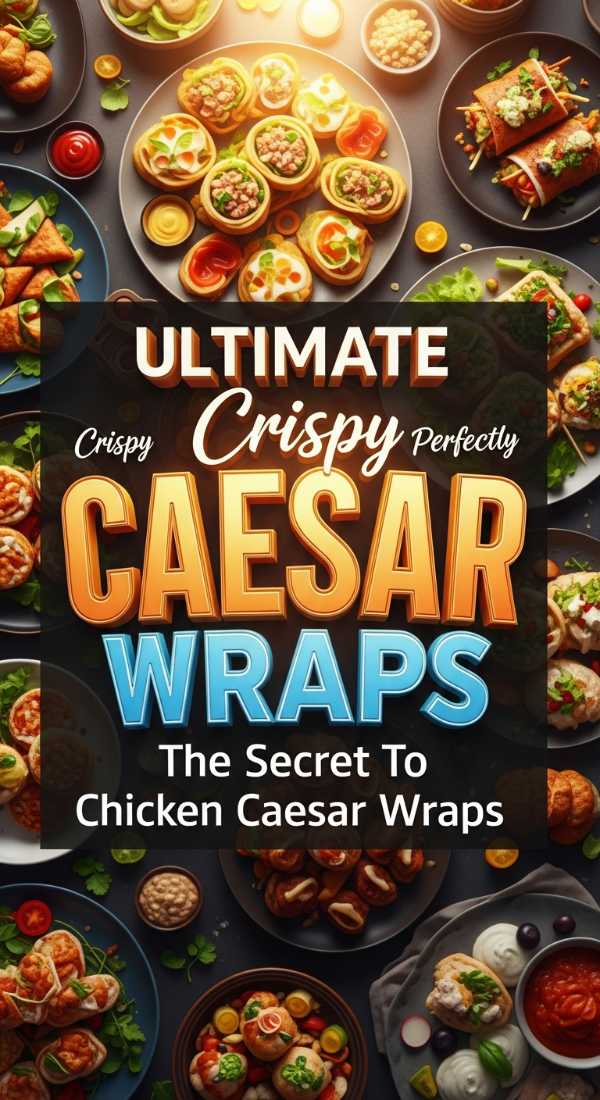 Crispy Chicken Caesar Wraps 69f203cee0cf5