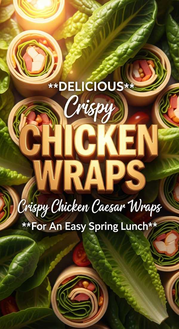 Crispy Chicken Caesar Wraps Lunch 69f20c324204c