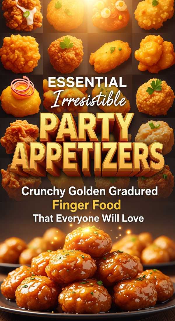 Crispy Golden Graduation Party Finger Foods 69e709b8c9ce8