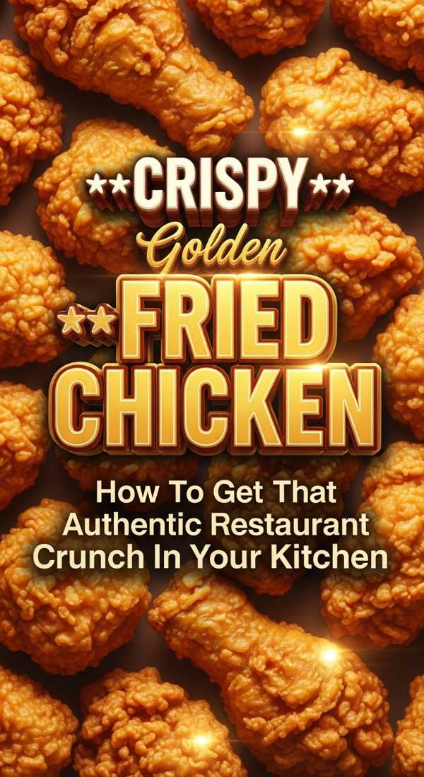 Crispy Restaurant Style Fried Chicken 69e4a70aded12