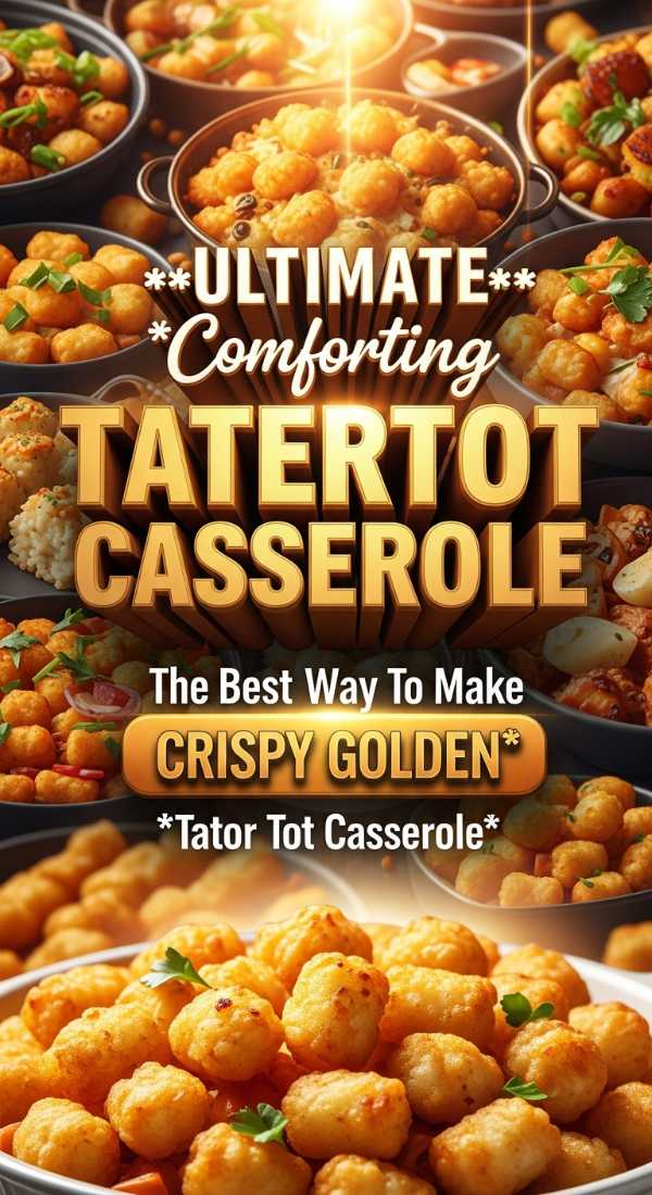 Crispy Tator Tot Casserole Recipe 69edbb03b5e1e