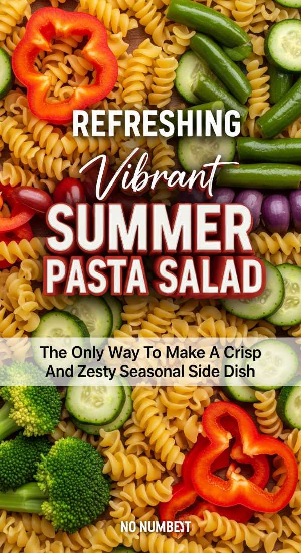 Crispy Zesty Summer Pasta Salad