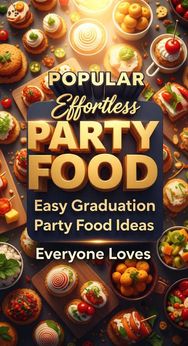 Crowd Pleasing Easy Graduation Party Food Ideas