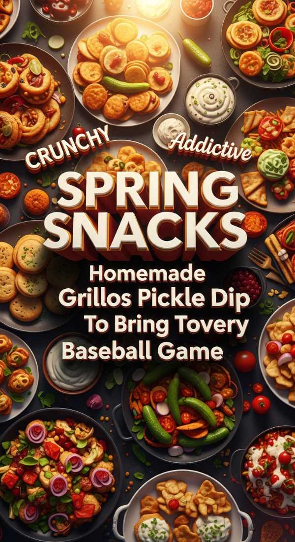 Crunchy Addictive Spring Snacks Pickle Dip 69e9bc9b4d22a