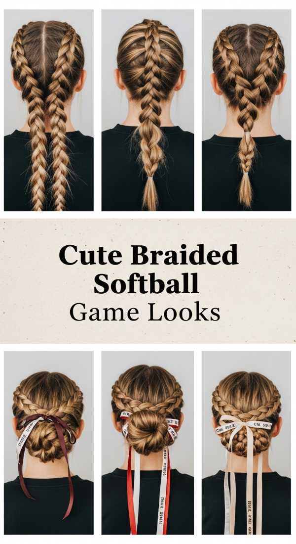 Sunkissed & Sizzling: The Ultimate Summer Hair Trends You Need to Try Cute Braided Softball Game Looks 69df3fd657039