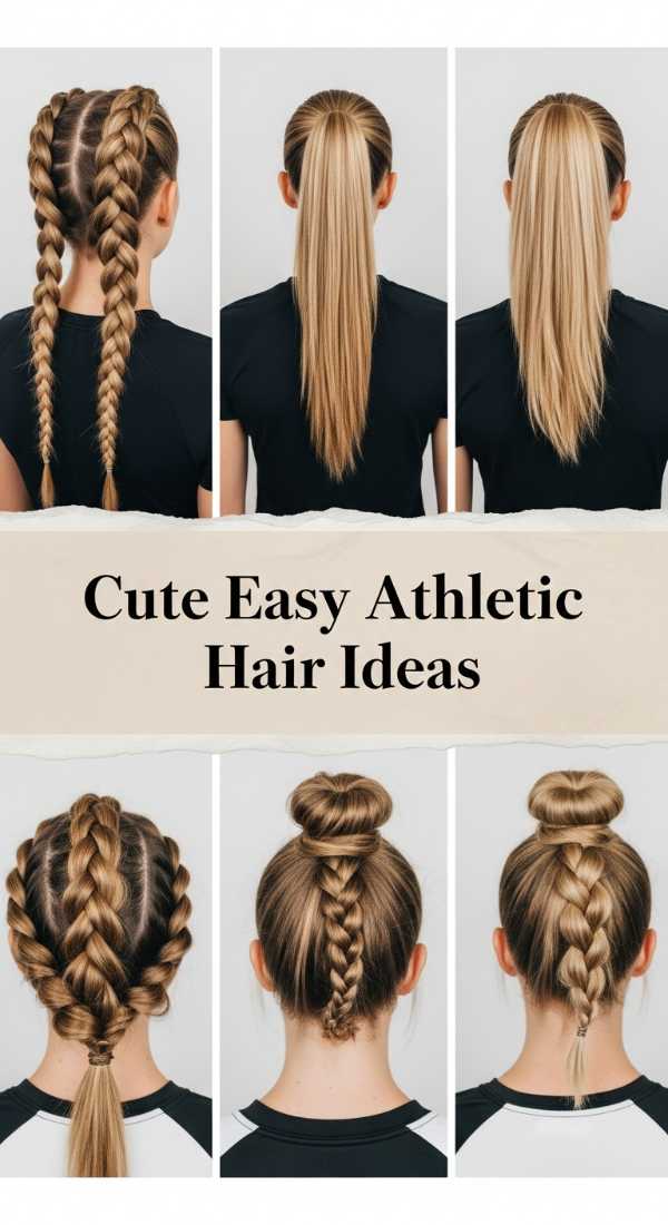 Cute Easy Athletic Hair Ideas 69ef493ecac10