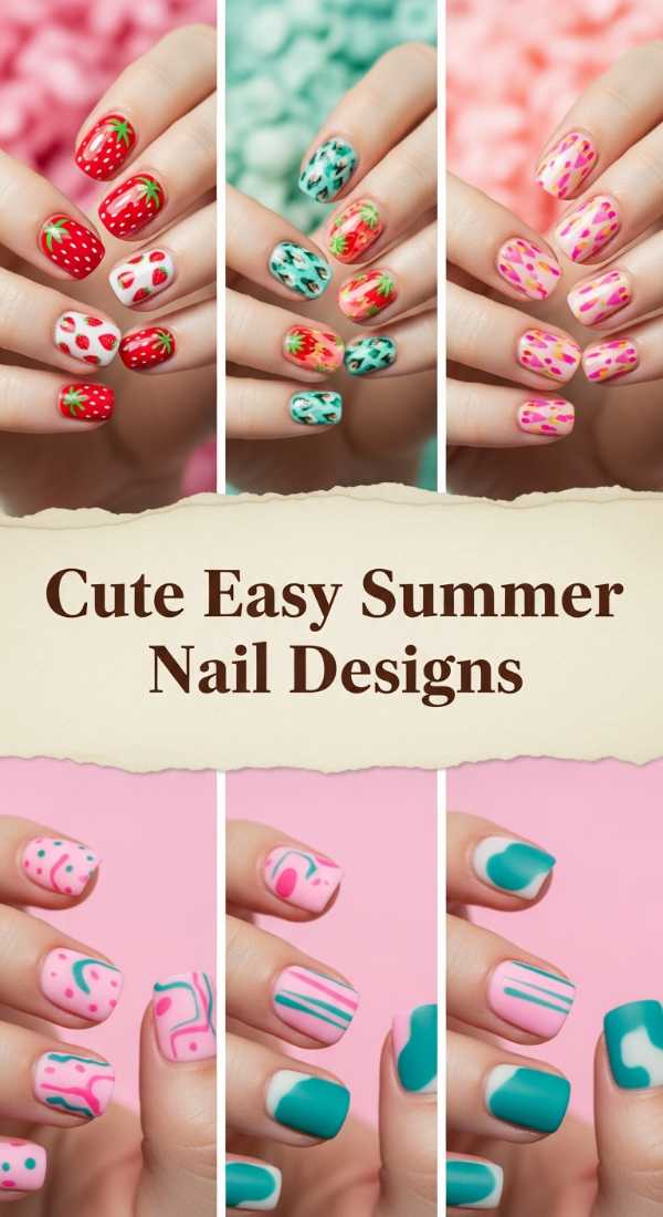Cute Easy Summer Nail Designs 69e9cd0cdb835