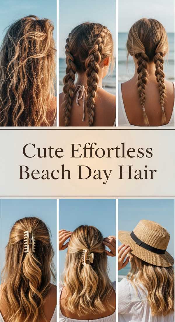 Cute Effortless Beach Day Hair 69f261d3131f5