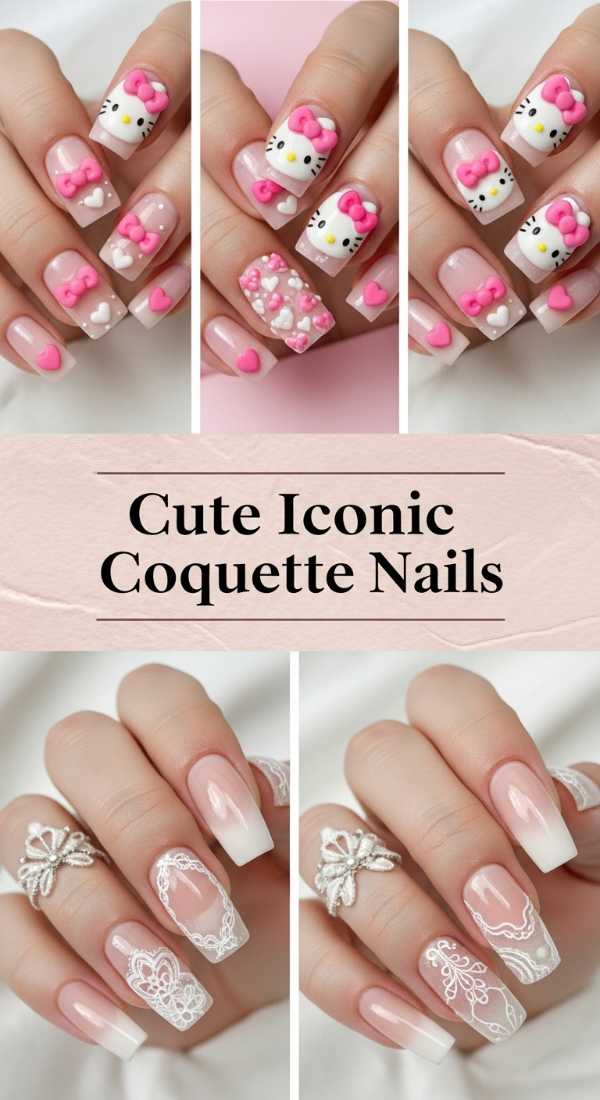 Cute Iconic Coquette Nails 69e5f3f1606c6