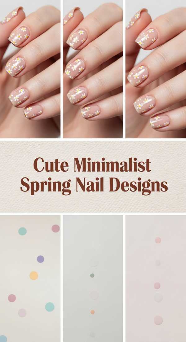 Cute Minimalist Spring Nail Designs 69ecf878b6c41