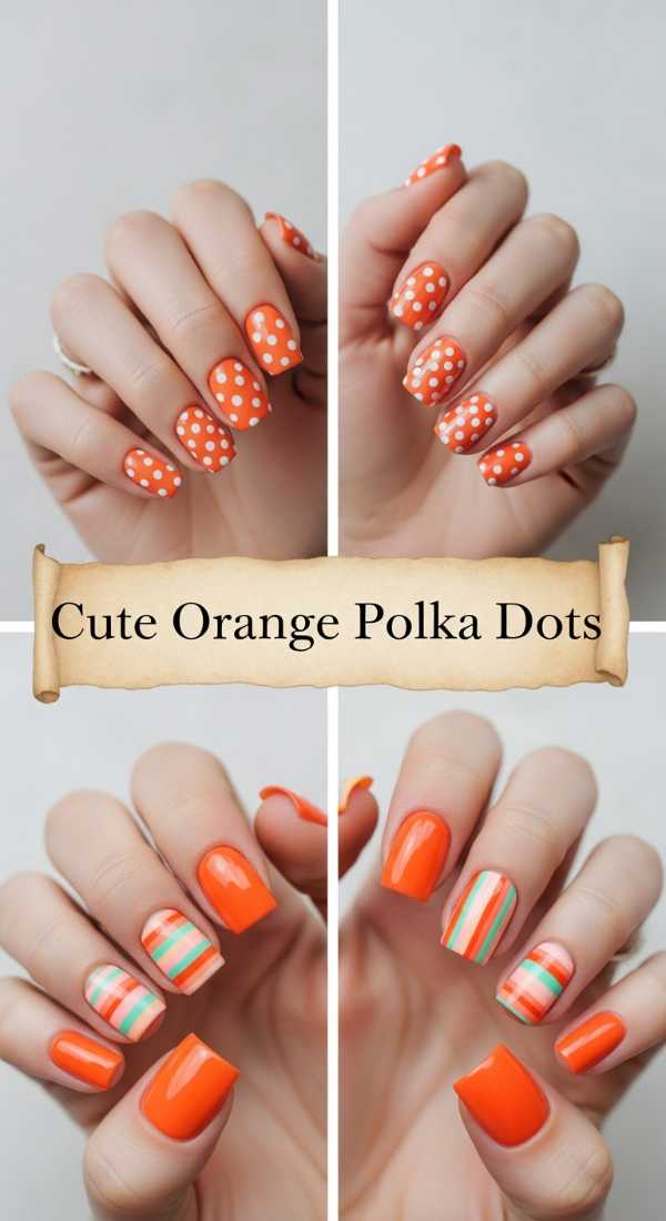 Cute Orange Polka Dots 69ef94dbd3081