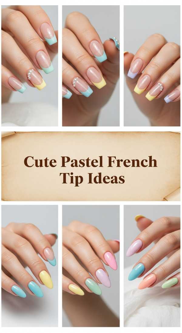 Cute Pastel French Tip Ideas 69e5f3d7ee476