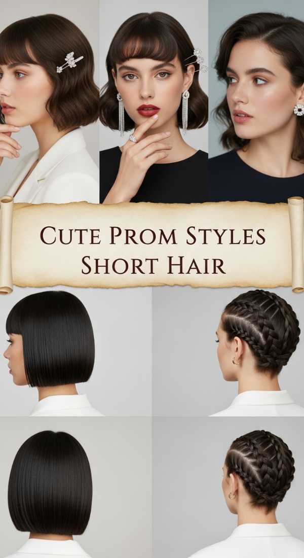 Cute Prom Styles Short Hair 69ecedba09306