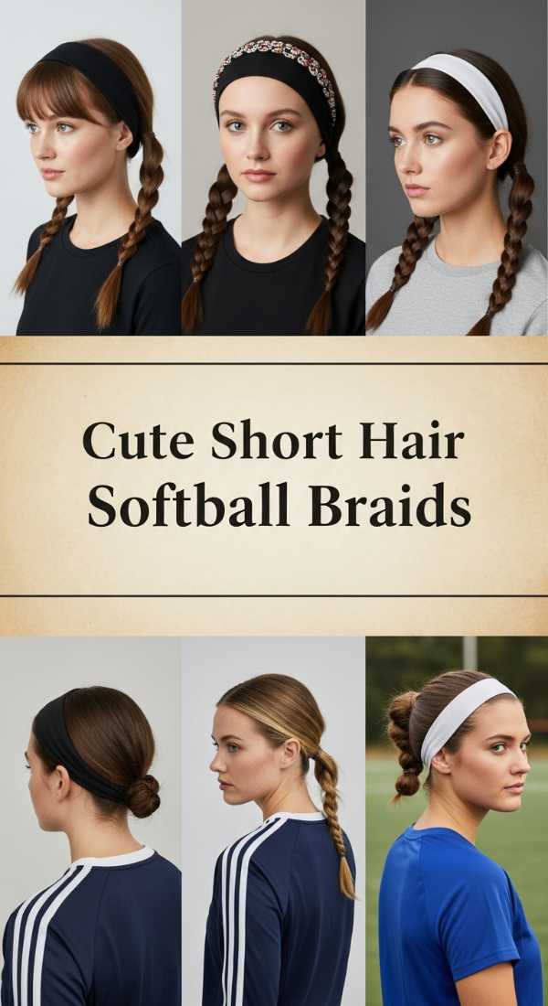 Cute Short Hair Softball Braids 69f33d7e1f99d