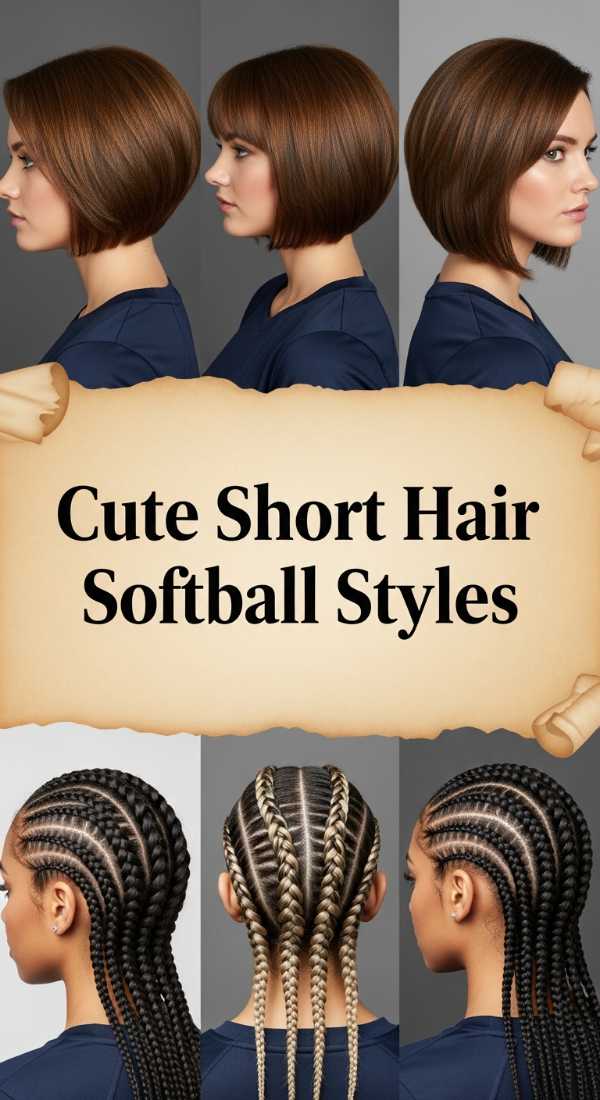 Cute Short Hair Softball Styles 69e9d3f8974ce
