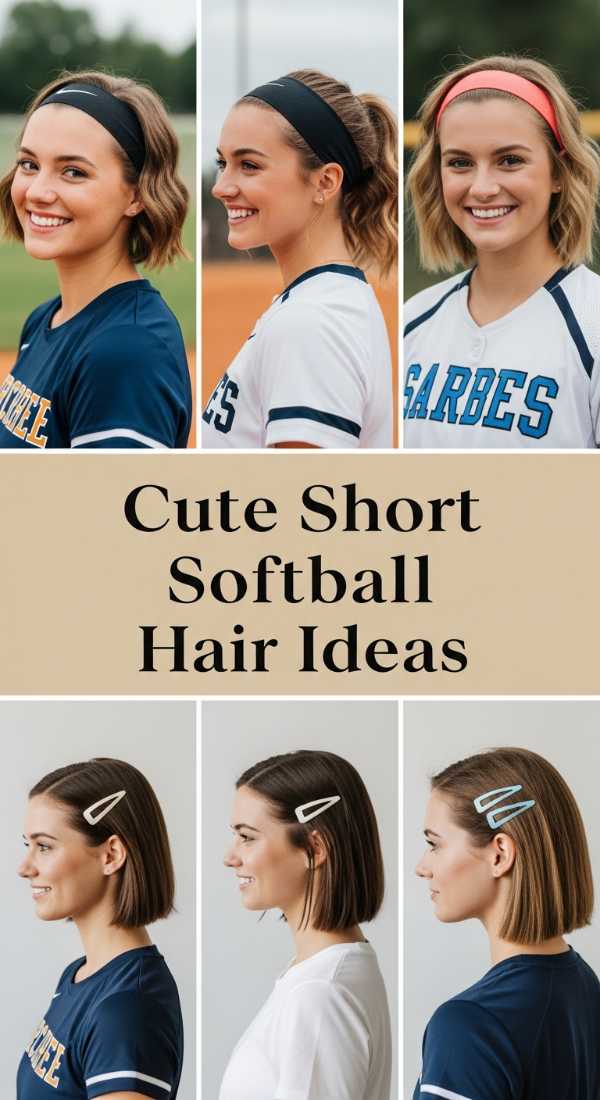 Cute Short Softball Hair Ideas 69f33d9e81531