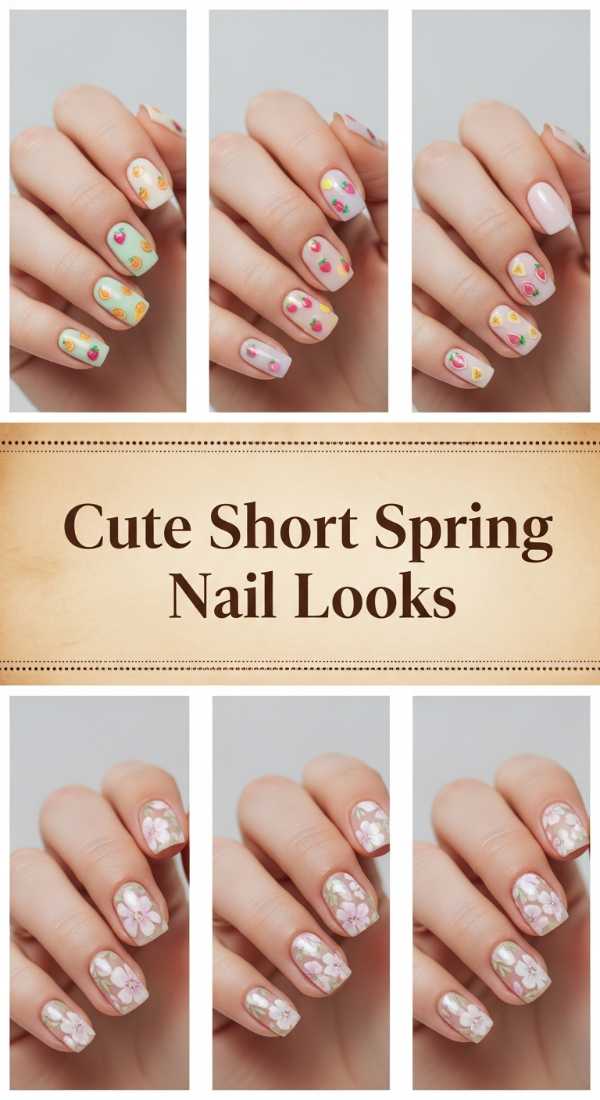 Cute Short Spring Nail Looks 69df3ac016309