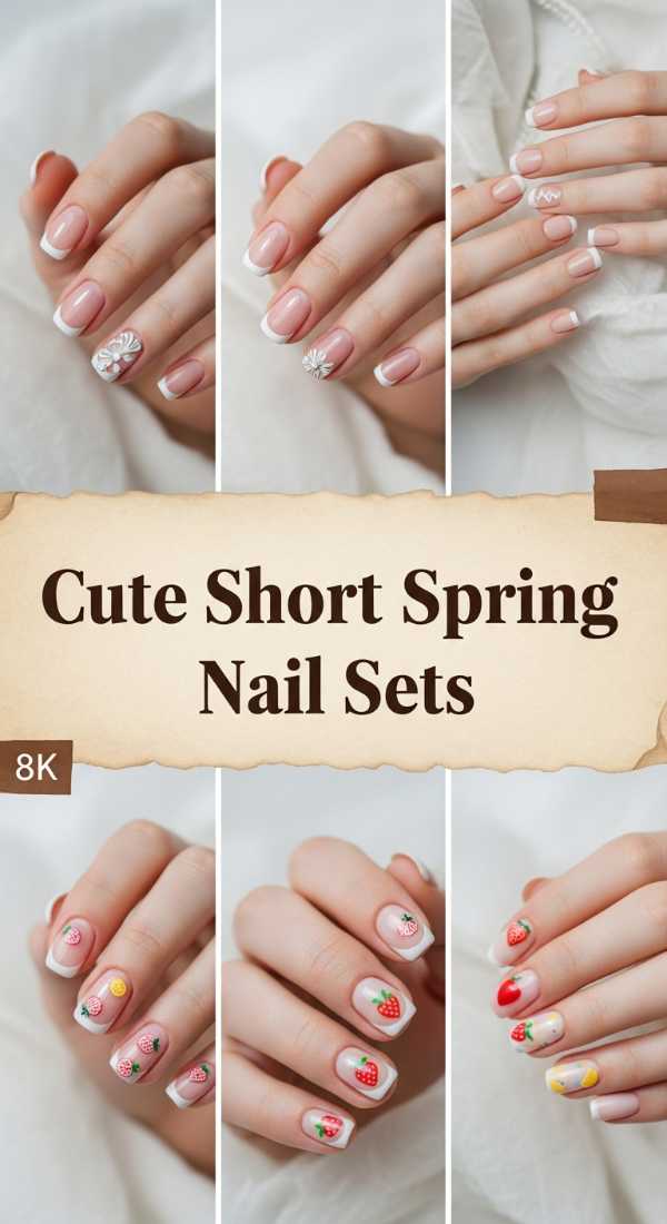 Cute Short Spring Nail Sets 69f0ca6096e86