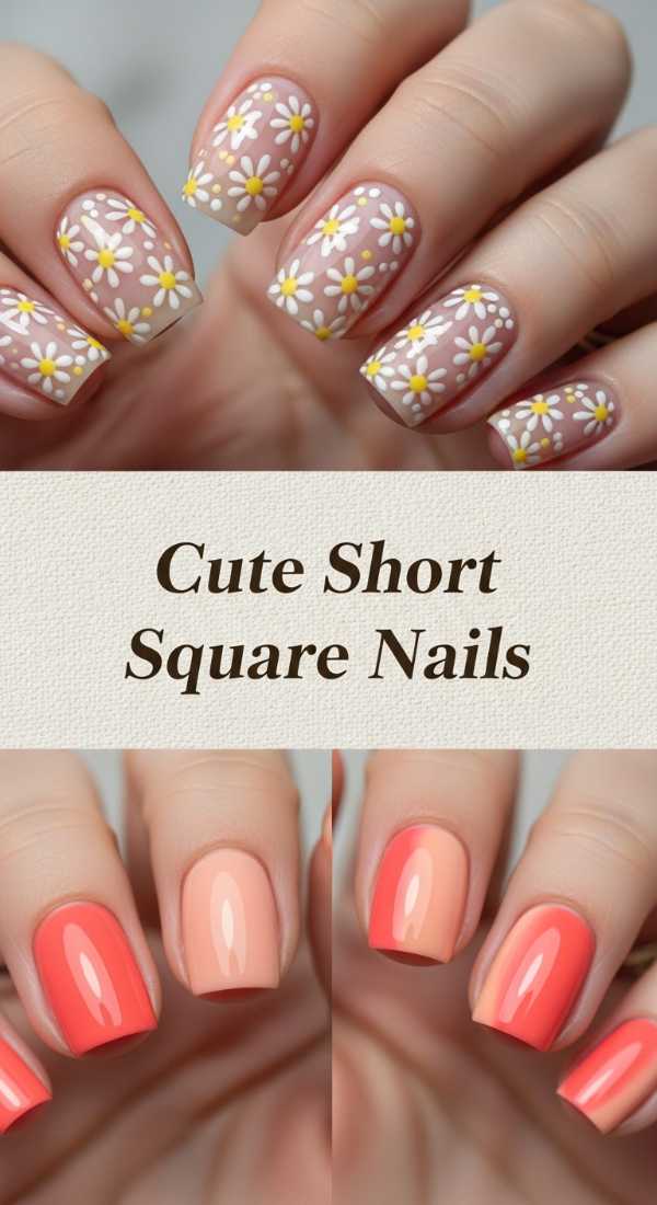 Cute Short Square Nails 69e2730861c56