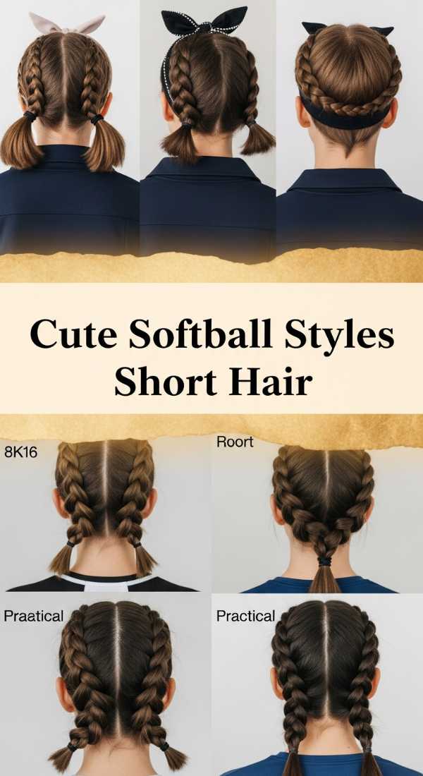Cute Softball Styles Short Hair 69ef4a298ed6f