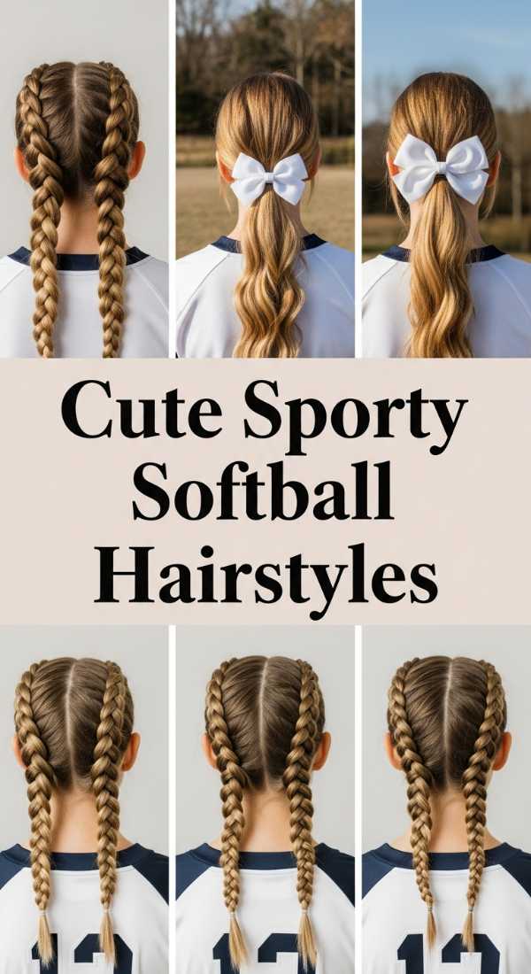 Cute Sporty Softball Hairstyles 69ef494b54c2a