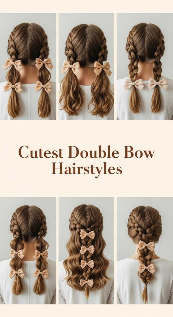 Cutest Double Bow Hairstyles 69e4f67569033
