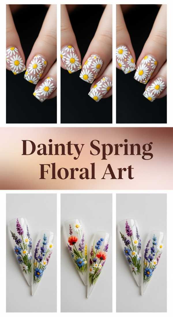 Dainty Spring Floral Art 69e9ccf98fd9b