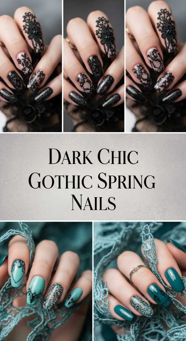 Dark Chic Gothic Spring Nails 69f24a66586de
