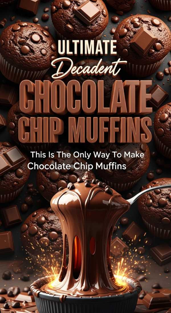 Decadent Gooey Chocolate Chip Muffins 69ee41ff8058e