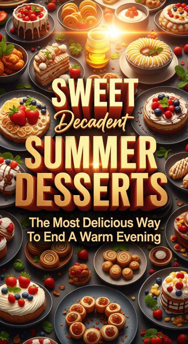 Decadent Summer Desserts For Warm Evenings 69ef013702154