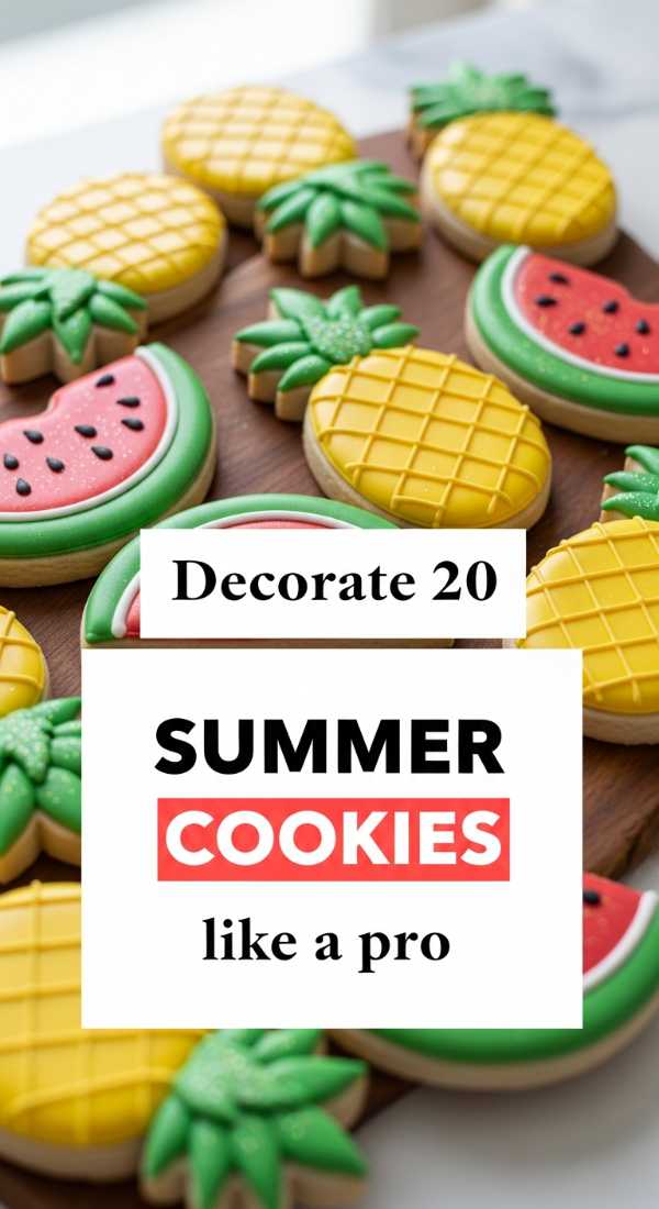 Decorate 20 Summer Sugar Cookies Like A Pro 69ef469683eb8