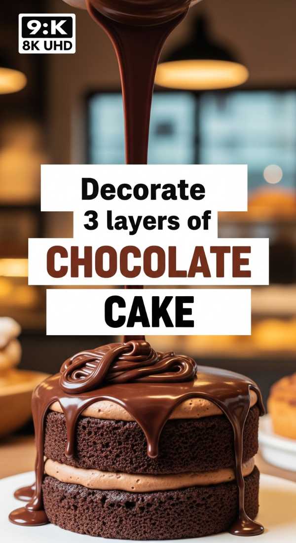 Decorate 3 Layers Of Chocolate Cake 69ef4b7066c3c