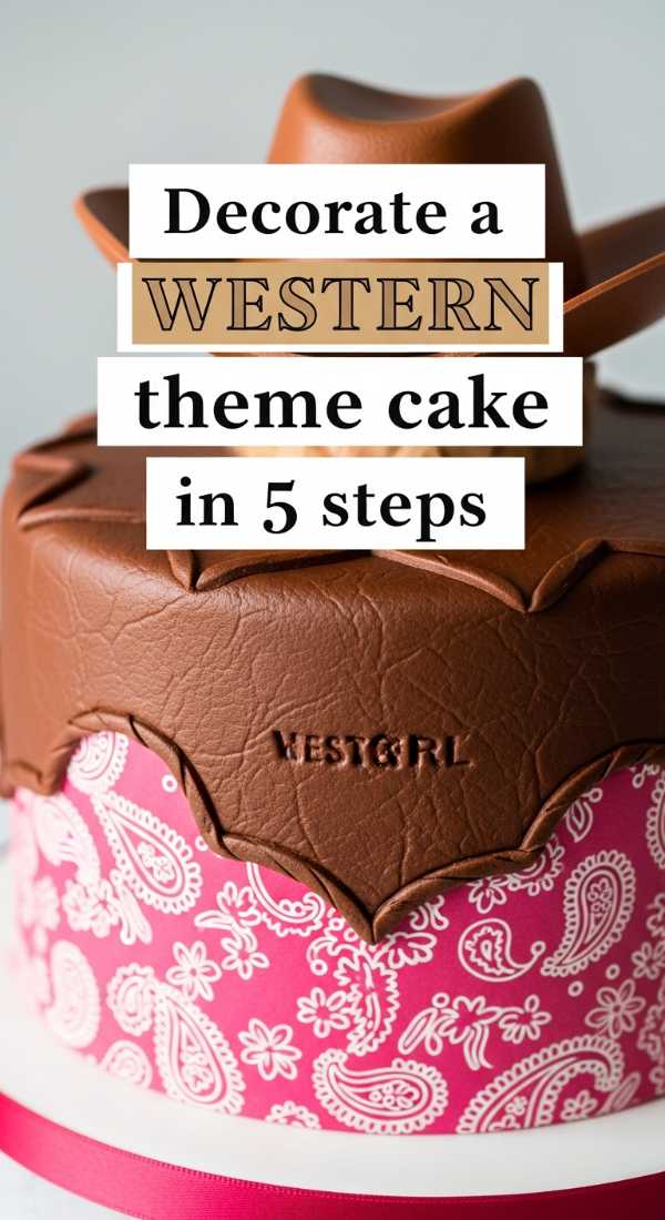 Decorate A Western Theme Cake In 5 Steps 69f05ab16965a