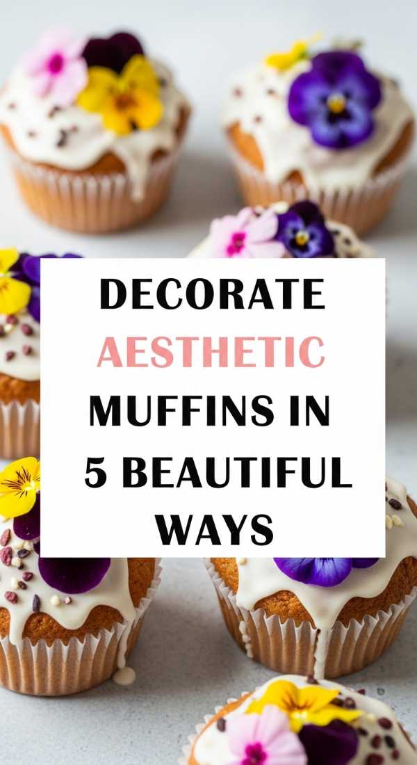 Decorate Aesthetic Muffins In 5 Beautiful Ways 69edf41d14bcf