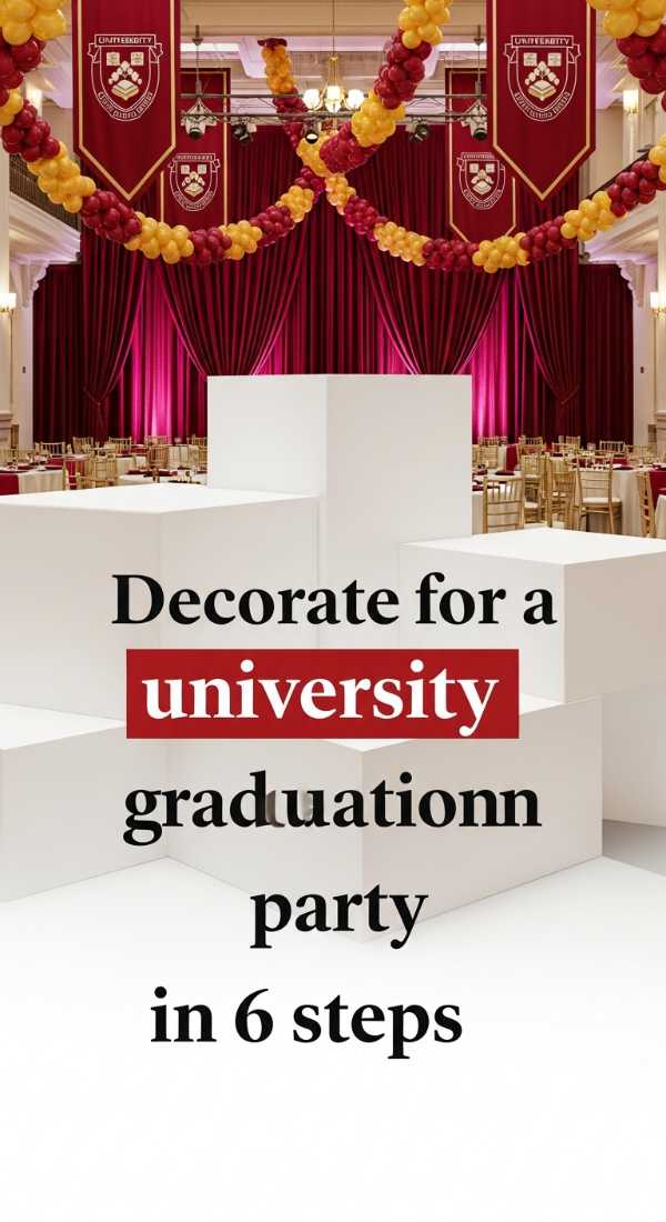 Decorate For A University Graduation Party In 6 Steps 69efae45c3f7b