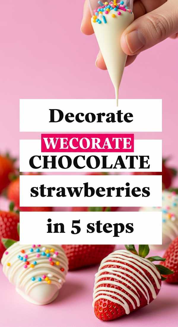 Decorate White Chocolate Strawberries In 5 Steps 69e47026633c3