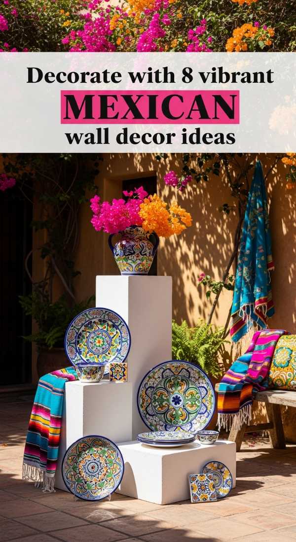 Decorate With 8 Vibrant Mexican Wall Decor Ideas 69f32c5ea0a8a