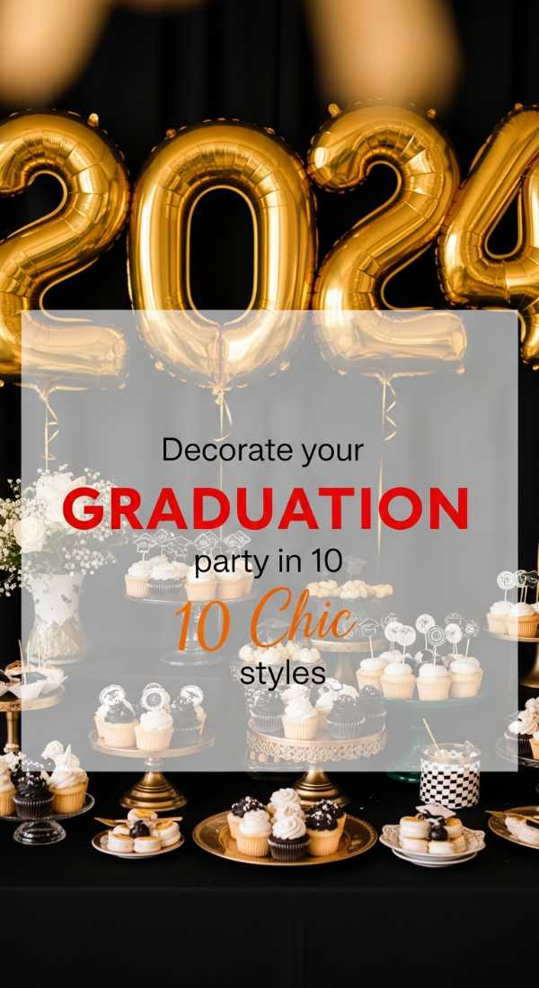 Decorate Your Graduation Party In 10 Chic Styles 69e605c92c056