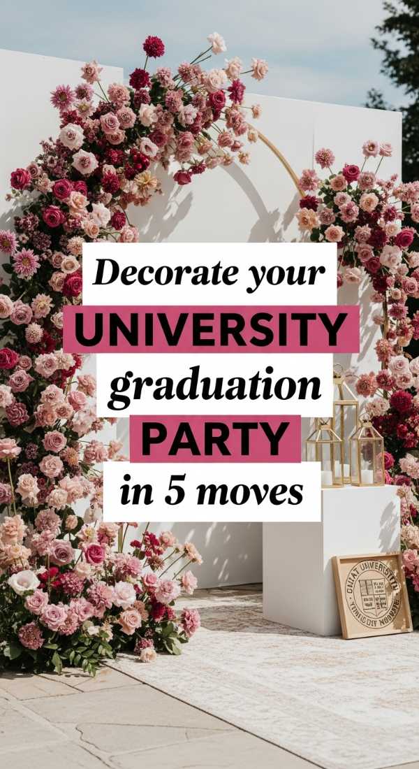 Decorate Your University Graduation Party In 5 Moves 69e9fe7017a60