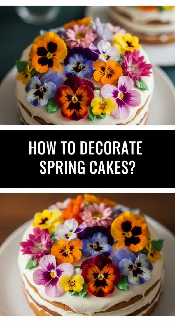 Decorating Spring Cakes 69e639538dda8